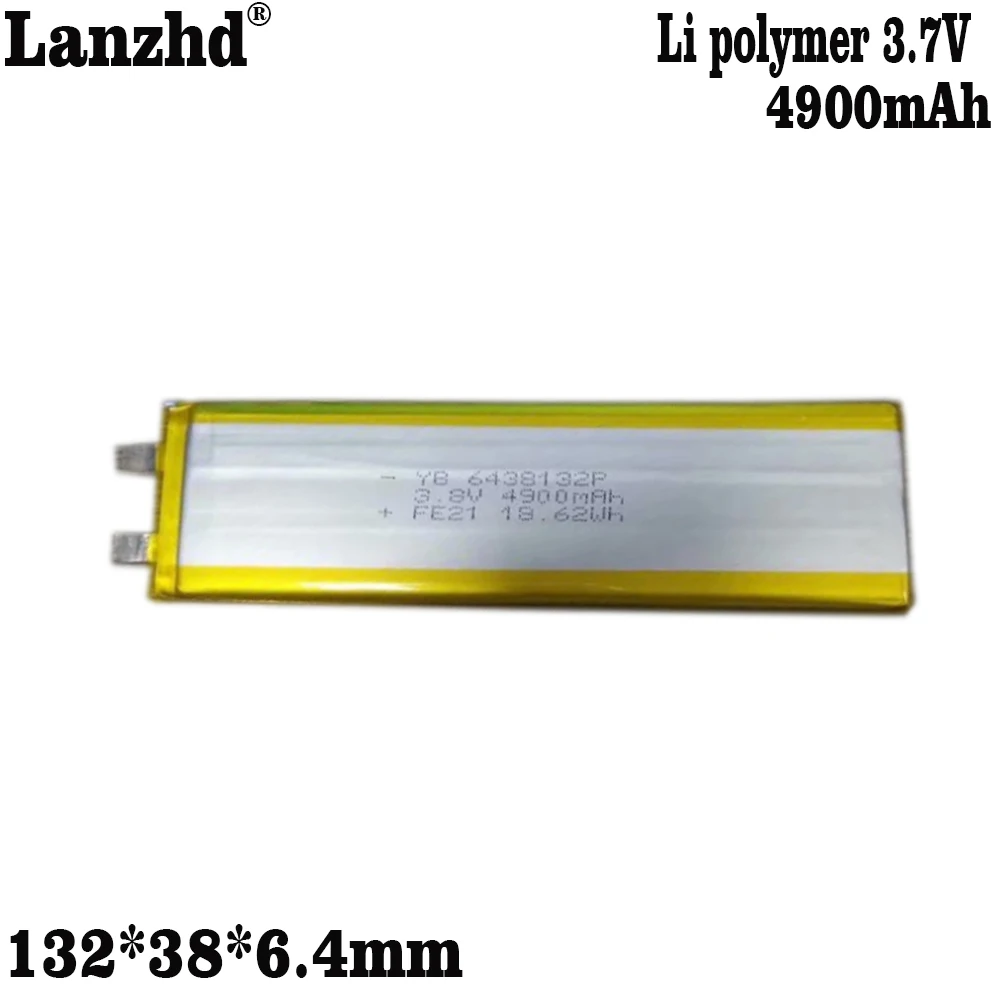 1-10pcs 4900mAh 3.7V 6438132 li Polymer Li-ion Battery for GPD WIN2 WIN 2 Handheld Gaming Laptop GamePad Tablet Pc Batteries