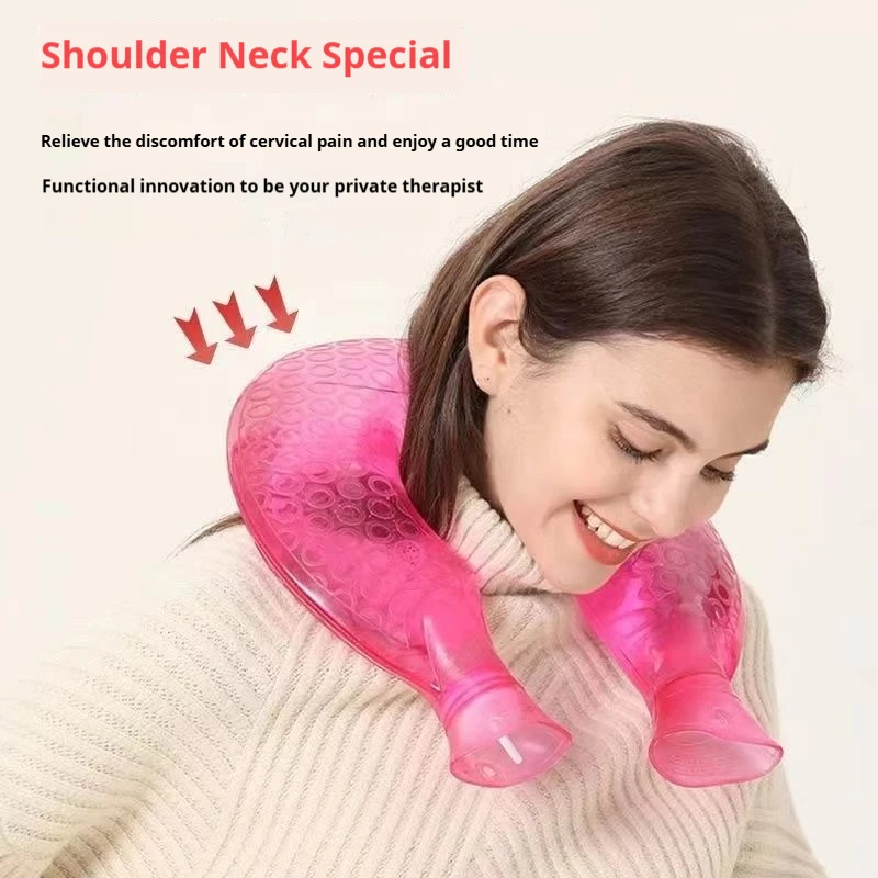 Water-filled Hot Water Bag Winter Elderly U-shaped Explosion-proof Heat Thickened Warm Shoulder Pads Neck Terminal Cold Compress