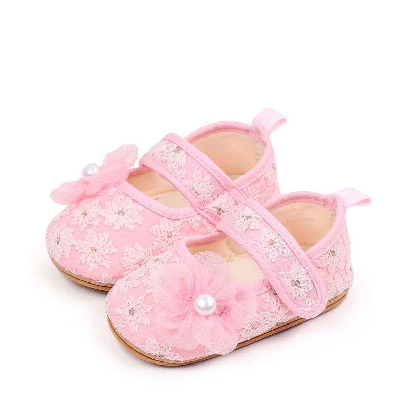 2024 ربيع جميل الزهور الطفل لينة سوليد أحذية مشي لطيف مريح المضادة للانزلاق الاطفال حذاء كاجوال جديد مصمم فتاة أحذية رياضية #3