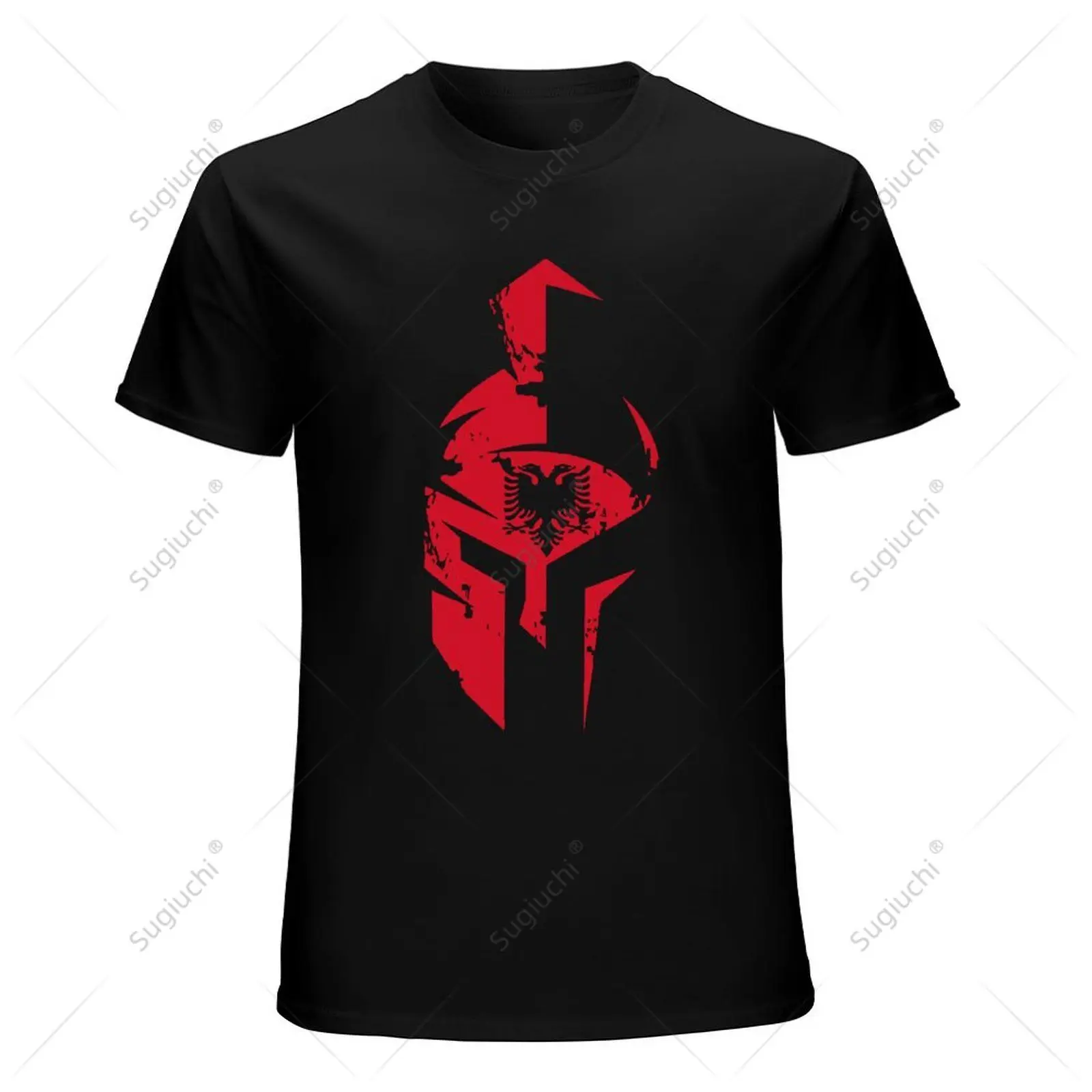 Unisex Men Albanian Flag Warrior Shqip Shqiponja Albanian Eagle Tshirt Tees T Shirts Women Boys 100% Cotton T-Shirt