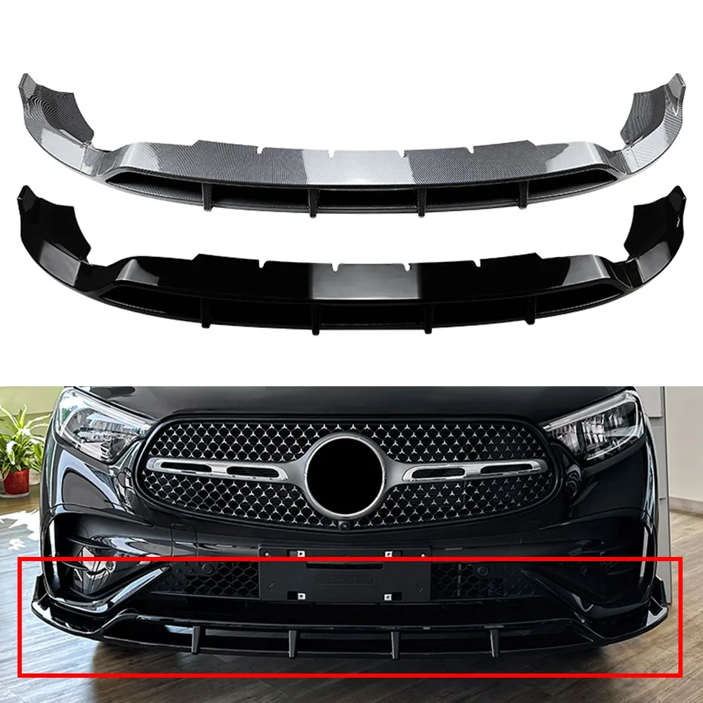 

3Pcs/Set Car Front Bumper Spoiler Lip Splitter Trim For Mercedes Benz GLC Class X254 GLC260 GLC300 2023+