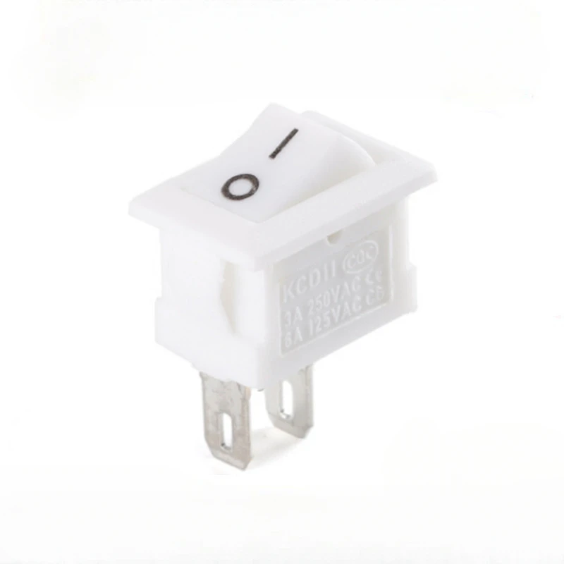 1PCS KCD11 Rocker Switch 10*15mm Mini Push Button Switch ON-OFF / ON-OFF-ON 2 Pins / 3 Pins 3A 250VAC / 6A 125VAC 10x15mm