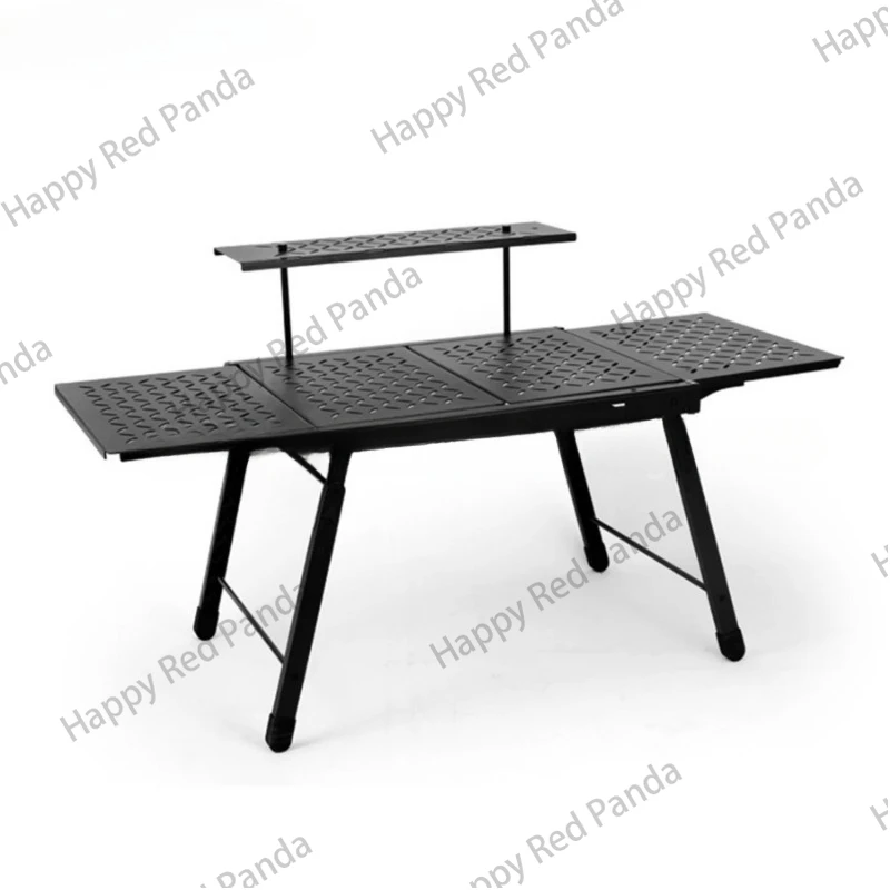 

Table Brazier Aluminum Alloy Portable Table For Camping Picnic Beach BBQ Dropship Camping Table With Mesh Desktop IGT