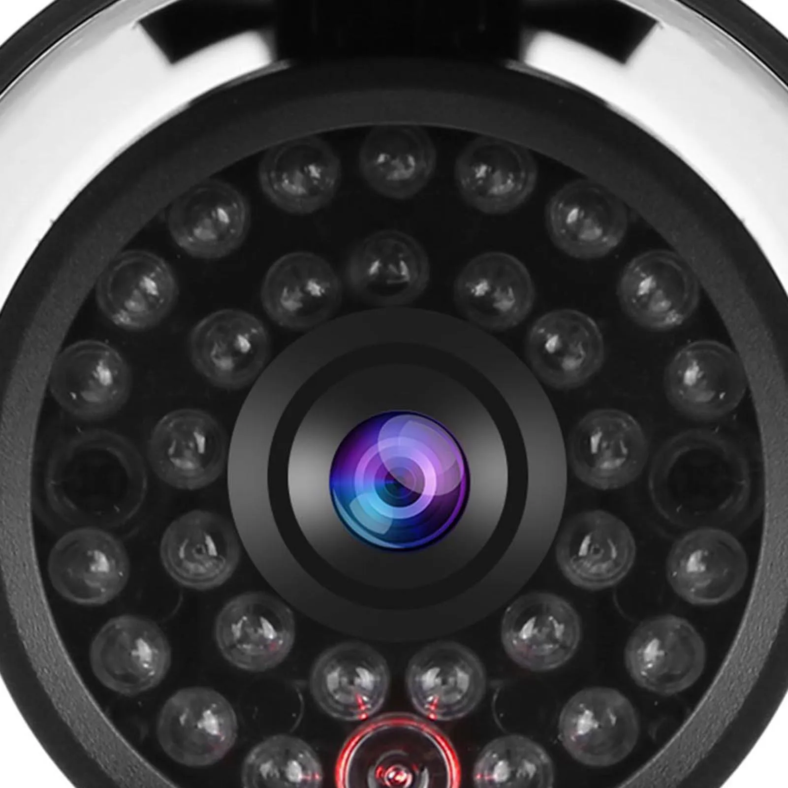 ZK40  Solar Powered Waterproof Imitation Dummy Security Fake Camera With Flashing LED Light