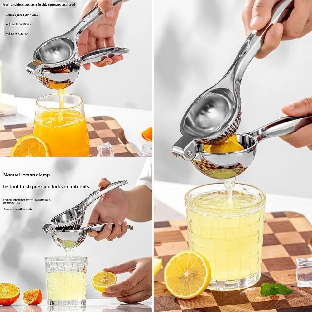 Lemon Squeezer Stainless Steel Manual Juicer Processor Juice Kitchen Orange Press Juicer Fruit Citrus Pressing Lemon Access V6A6