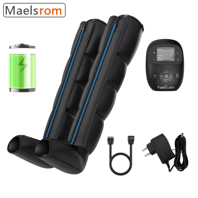 

Sequential Air Leg Compression Massager Rechargeable Foot and Leg Compression Boots for Athletes Runners Muscle Recovery Post Wo