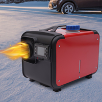 5KW Diesel Heater with Remote Control & LED Display, Low Noise, Portable Diesel Air Heater for Off-road Vehicles 12V