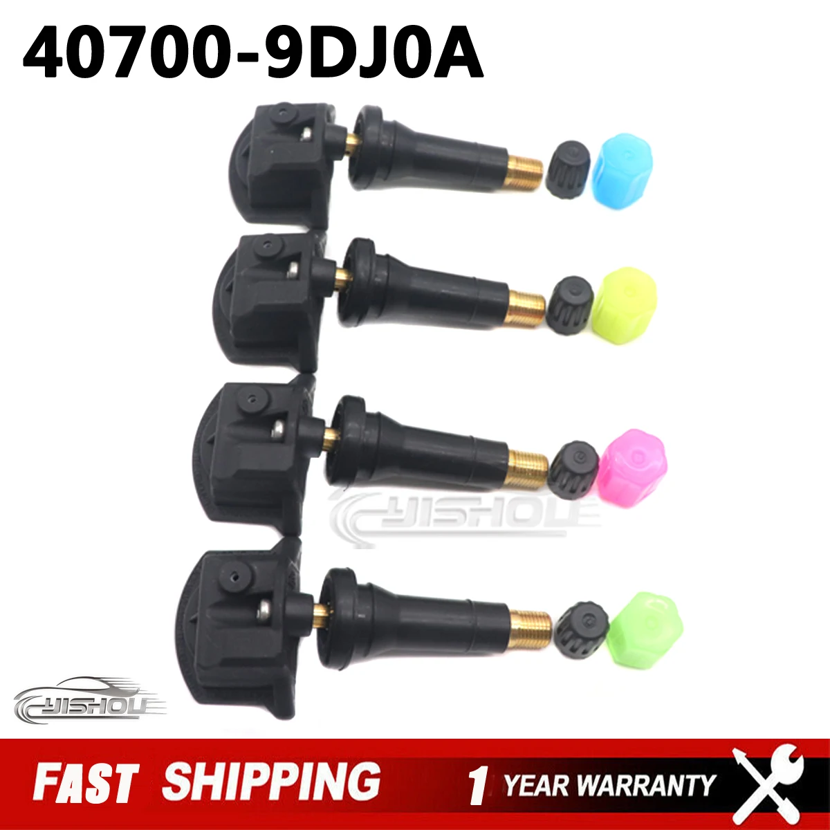 

4PCS Car TPMS Tire Pressure Sensor 40700-9DJ0A For INFINITI QX60 NISSAN MAXIMA MURANO PATHFINDER 2019-2020 433MHz 407009DJ0A