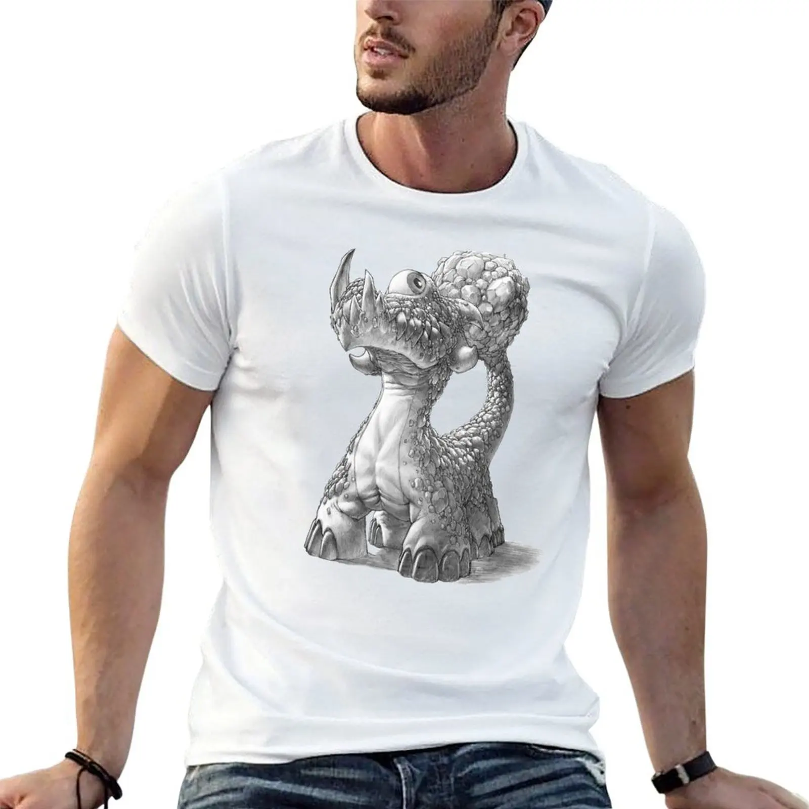 

The Rocktail Cyclodile T-Shirt t shirts cotton 100% t shirt custom print T-Shirt