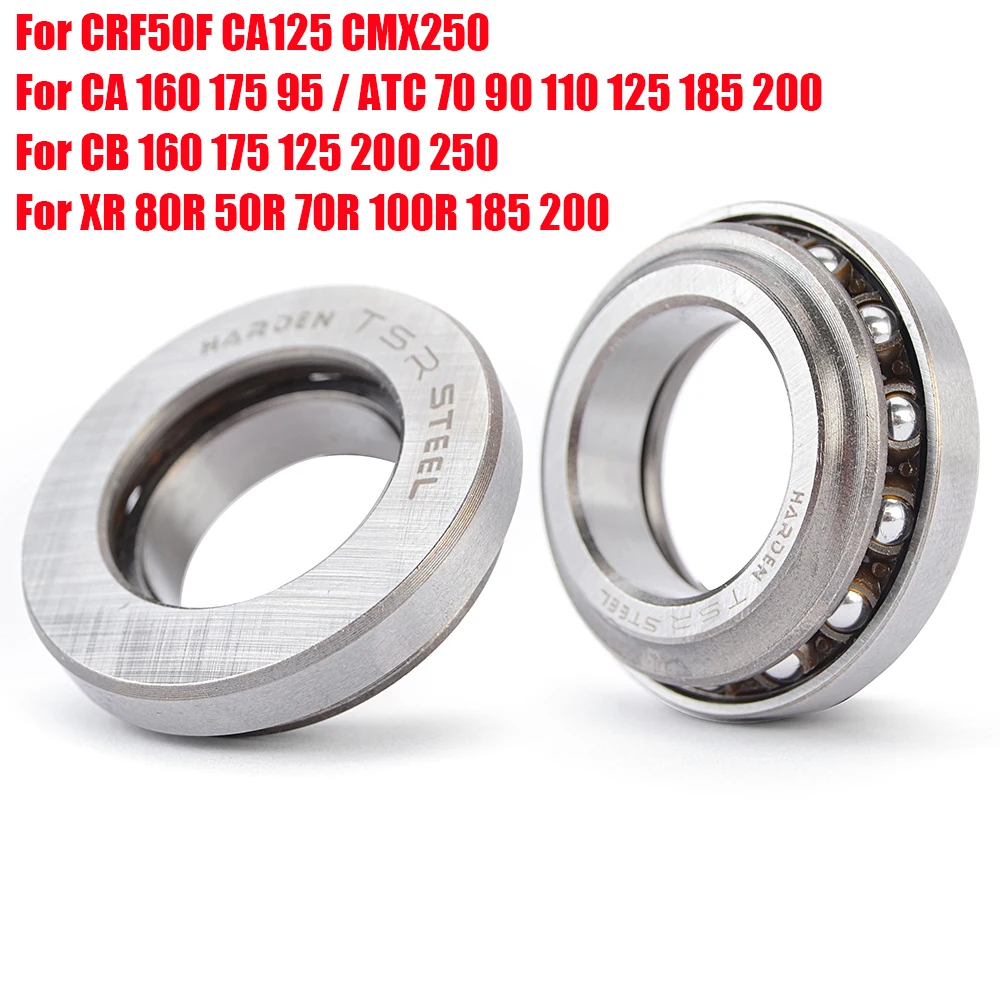 

Подшипник рулевой головки для Honda XL100 XL125 CT125 TL125 MR175 XR185 XR200 NS50F CB125S MT125R CM185T CM200T ATC90 ATC185 ATC200