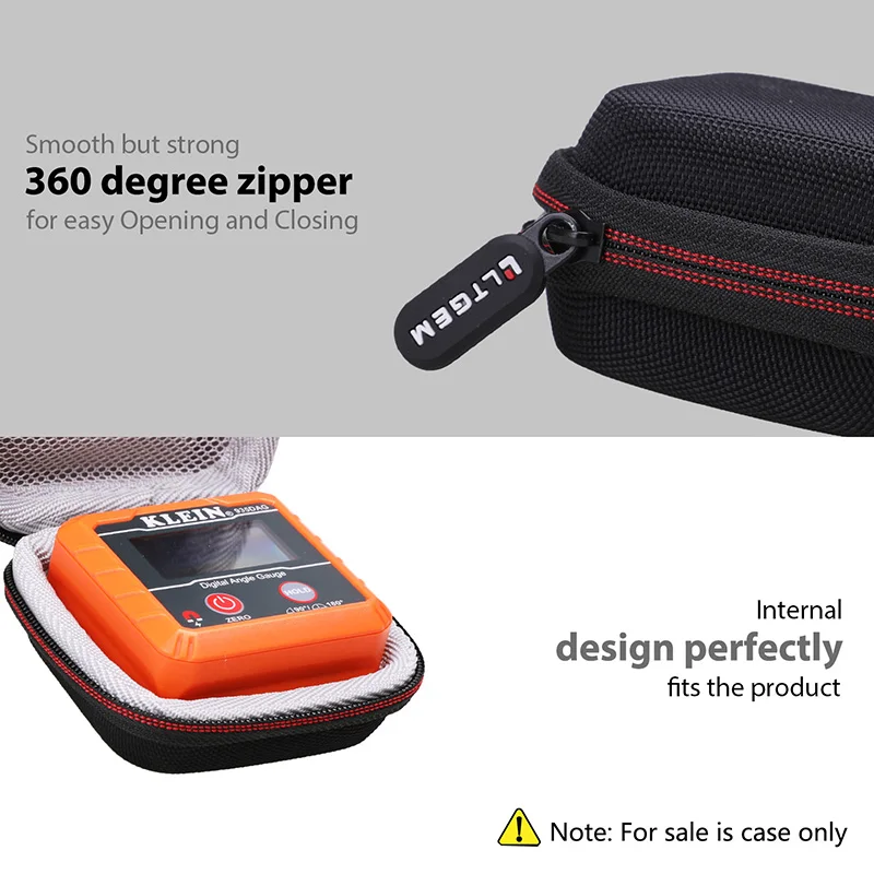 LTGEM EVA Hard Case for Klein Tools 935DAG Digital Electronic Level and Angle Gauge Protective Carrying Storage Bag