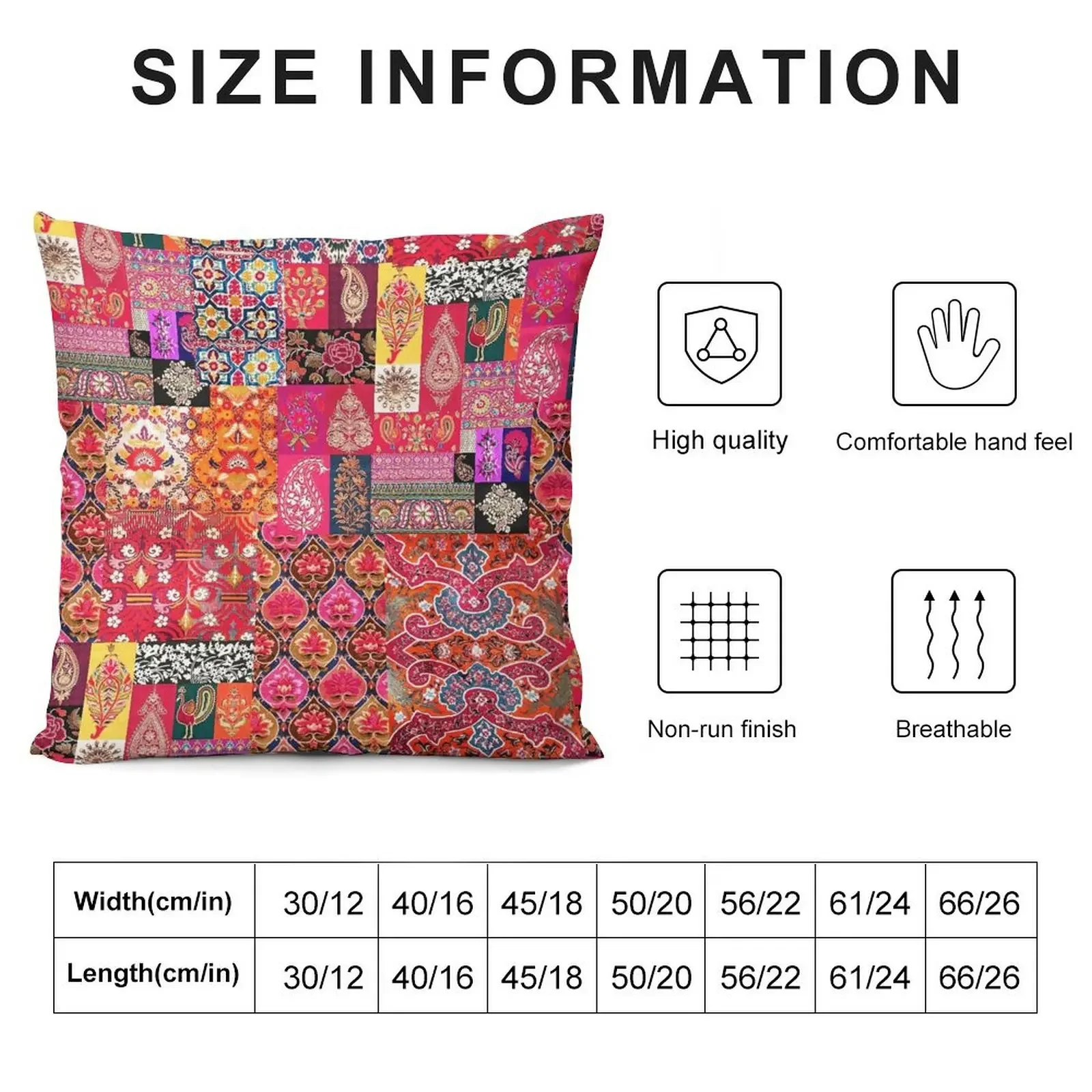 Bohemian Mosaic: Moroccan & Indian Fusion Throw Pillow anime girl pillow cover christmas Pillowcases For Pillows pillow