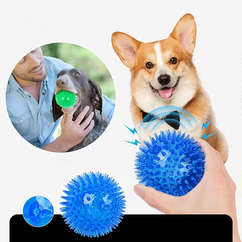 Elastic TPR Squeaky Spike Dog  - Spike Ball Game review and price