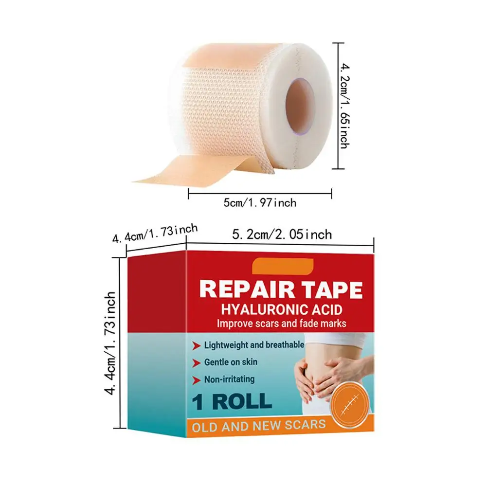 

Silicone Gel Scar Sheet Patch Treatmen Removal Tape Acne Trauma Burn Scar Cover Skin Repair Section Ear Beauty