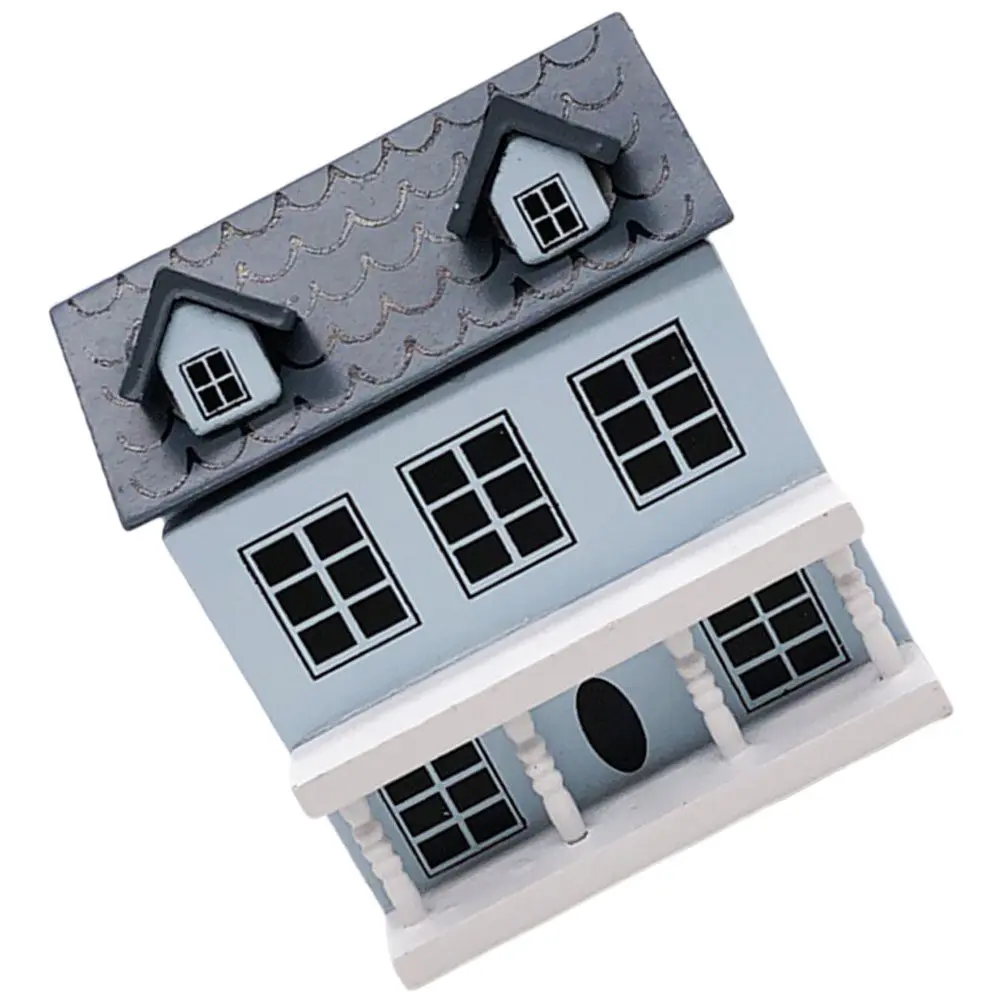 

Wooden Mini House Creative Cartoon Desktop Decoration Miniature Garden Craft Easter Cake Ornament Kids Gift Mini House Decor