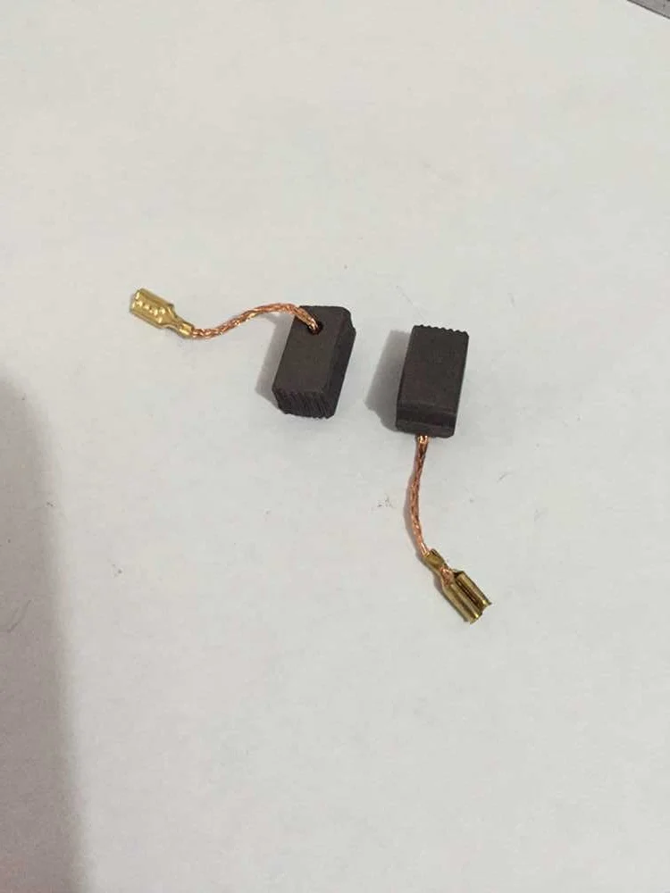 

5 Pairs 14.3 x 6.2 x 8mm Electric Carbon Brushes with groove