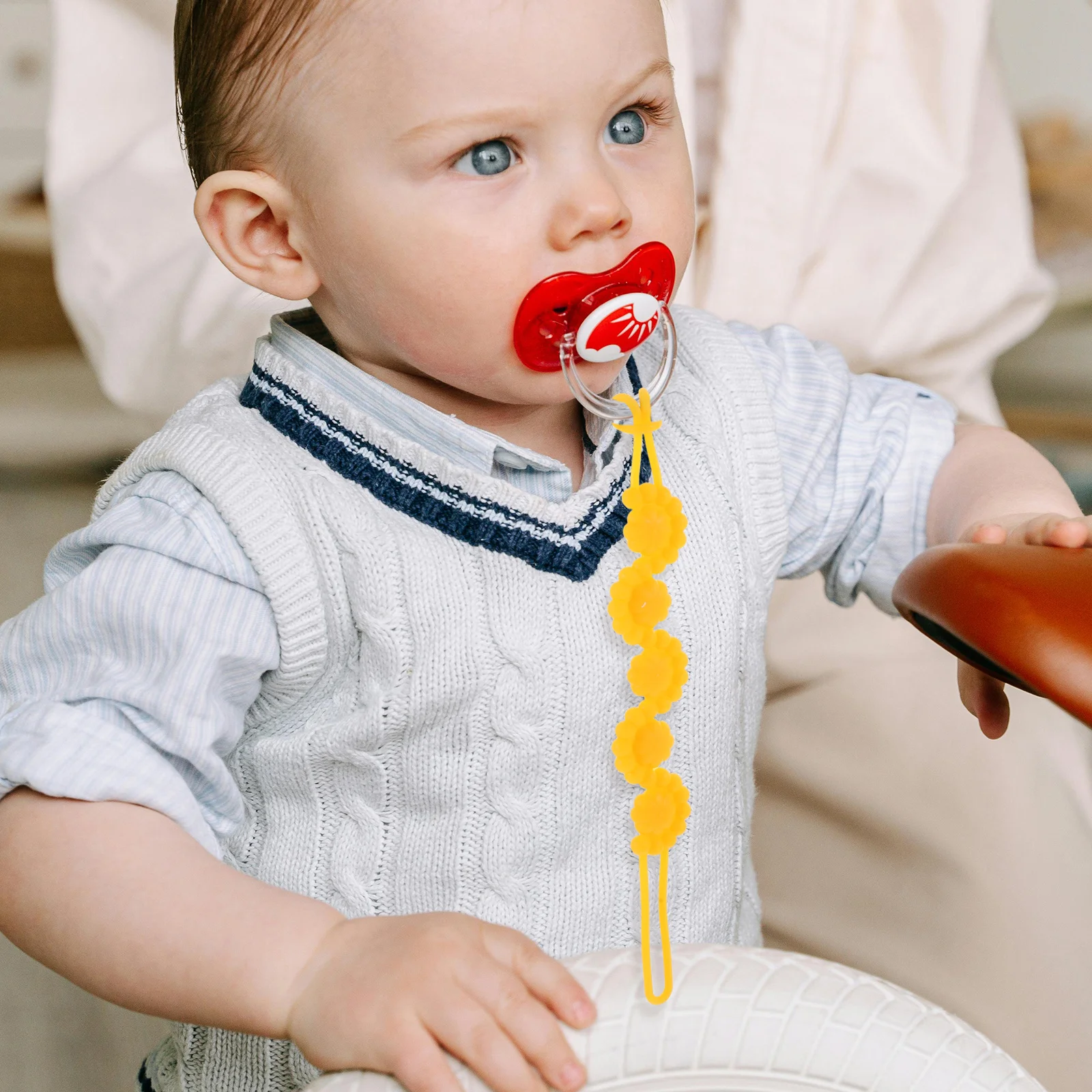 

Силиконовый держатель для детской соски, прочная цепочка с защитой от потерь, мягкий поводок для соски для новорожденных, предметы первой необходимости для новорожденных девочек