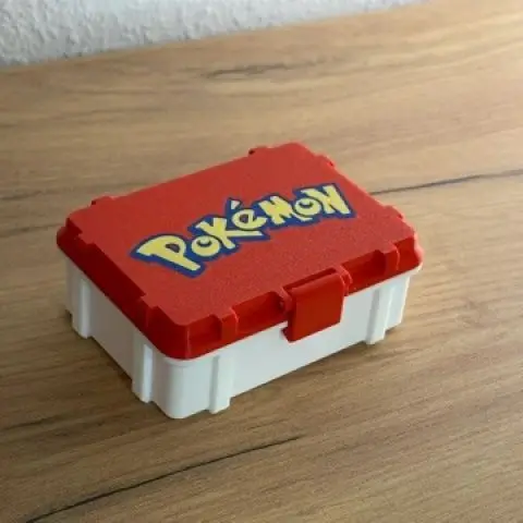 Pokémon-Karten-Aufbewahrungsbox Tragbare Spielkartenbox Hartschalen-Schutzhülle für Desktop-Kartenorganizer Geschenk – Detail 2