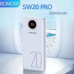 ROMOSS Power Bank SW20 PRO 20000mAh Fast Charging External Battery Large Capacity for iPhone 14 13 Laptops Xiaomi Samsung Huawei