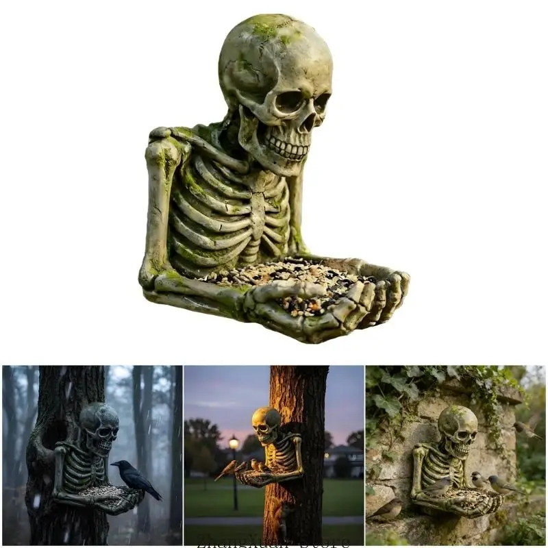 Originales, totenkopfförmiges Bewässerungsgerät für Wildtiere aus robustem Kunststoff für Yard Accent 3XUF – Detail 9