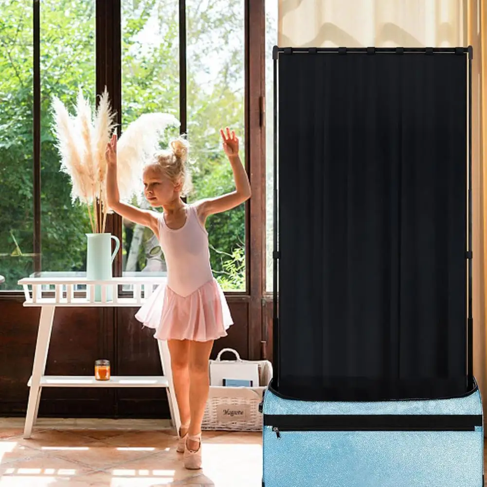 

Dance Bag Changing Room Solution Privacy Curtain for Dancers Easy Install Solid Color Backstage for Performers for Events
