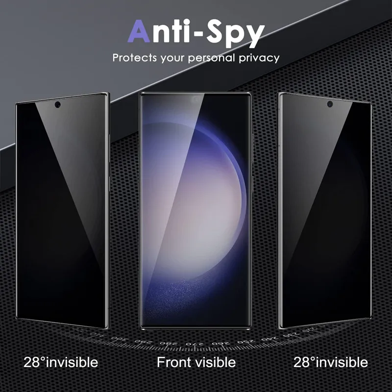 4Pcs Matte Ceramic Privacy Screen Protector for Samsung Galaxy S24 S21 S20 S22 S23 Ultra Note 20 10 S8 S9 S10 Plus Anti Spy Film