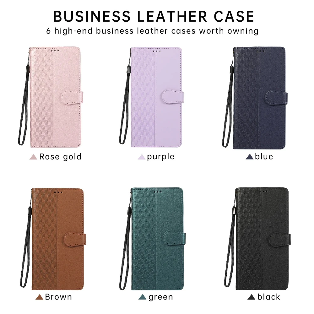 منقوشة عادي جلدية فليب جراب هاتف لجوجل بكسل 10 برو XL Pixel9 9A 8 8A 7 7A 6 6A مشبك محفظة حمل بطاقات غطاء الحبل