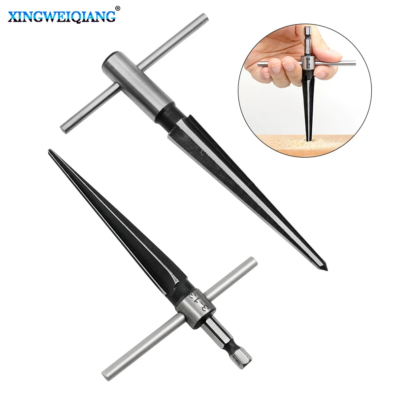 

Taper Reamer Hand Metal Reamer Deburring Enlarge Pin Hole Handheld Reamer For Plastic Wood Metal Drilling Tools 3-13mm 5-16mm