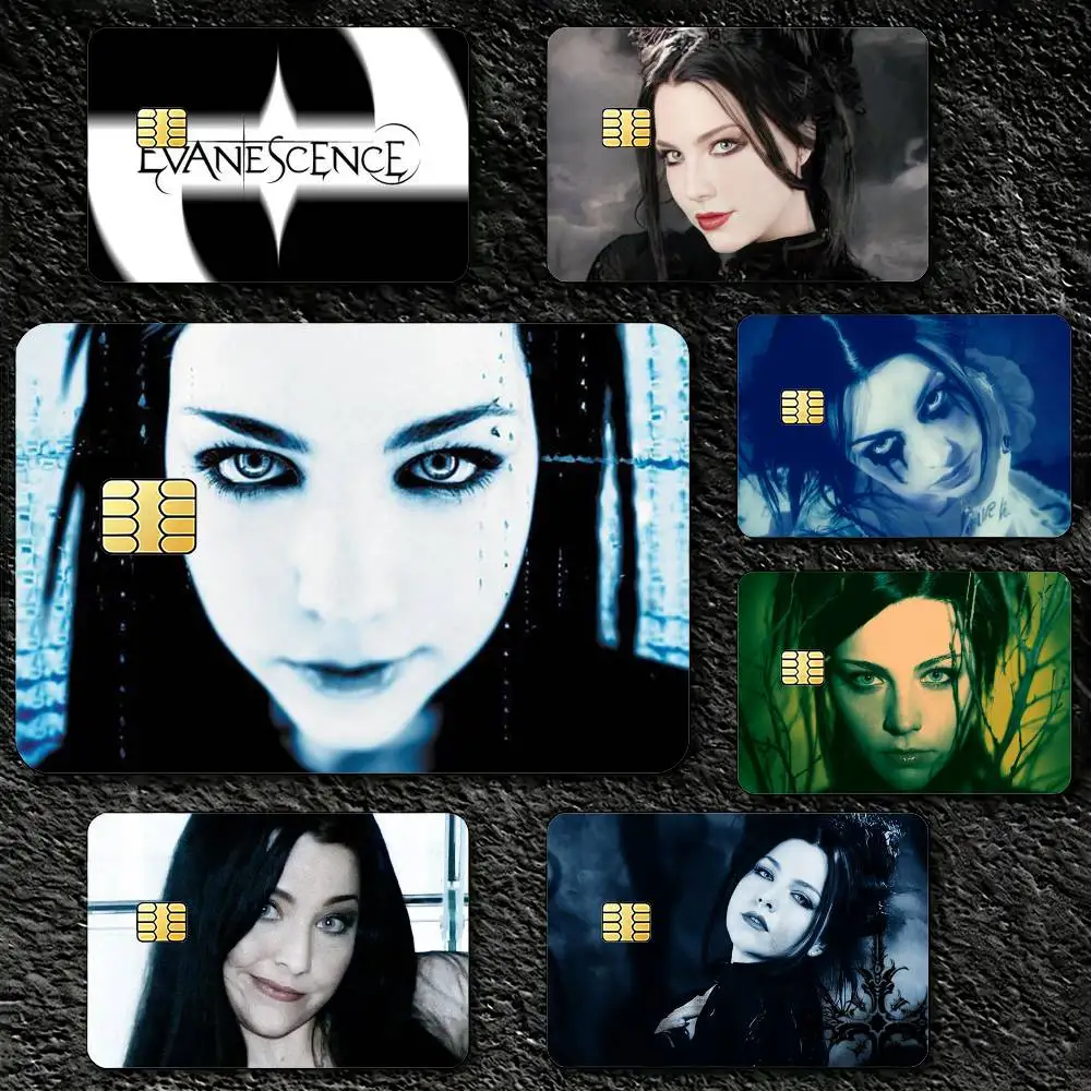 

E-Evanescence Fallen A-Amy Lee Decorative Waterproof Film Skin Cover Credit Card Stickers Debit Front Bank Bus Pass