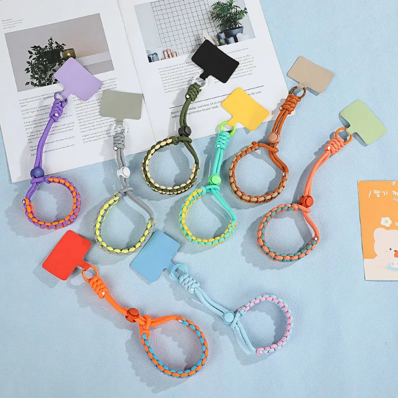 

10 Pcs New Adjustable Short style Lanyard for mobile Phones Anti-loss Man Woman Keychain Hanging Rope For Phone Case Safety Rope