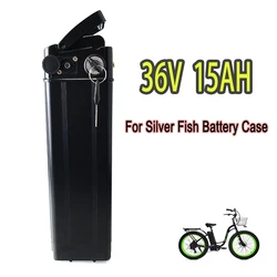 36V 10AH 15AH 20AH Lithium Silver Fish Batterie Akku for 350W 500W 750W 1000W  Li-ion Battery Pack