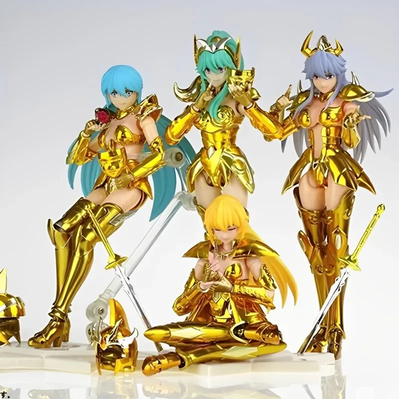 GT Saint Seiya Myth Cloth EX Holy Contract Gemini Paradox Virgo Verna Scorpio Geraldine Pisces Venus Aries Dolores Action Figure