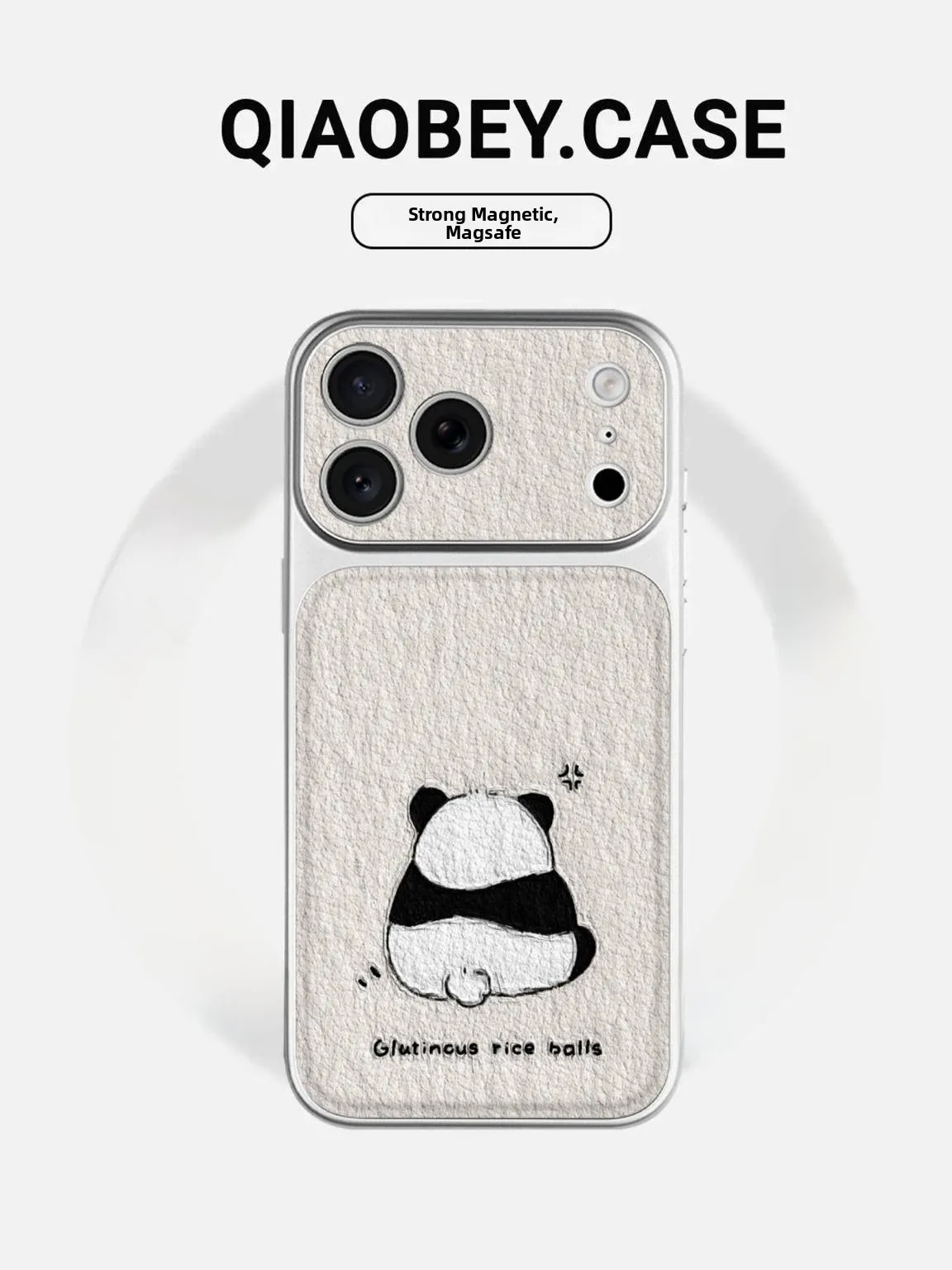 

Angry Panda Phone Case Cute Creative TPU Protective Cover Full Lens Protection Anti-Fall iPhone 17 Series Female Model