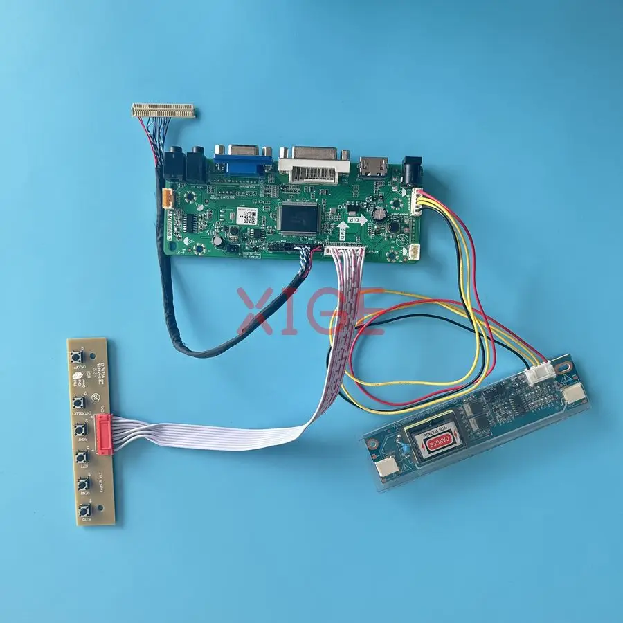 

Screen Controller Board Fit LTN160AT04 LM156WH1 CLAA185WA02 CLAA185WA03 LVDS-30Pin 1366x768 VGA DVI HDMI 1366*768 2-CCFL Kit DIY