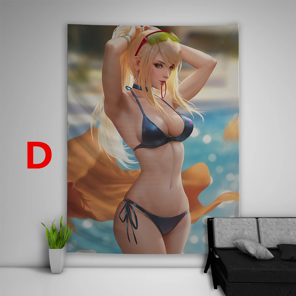 METROID Samus Aran Wall Art Canvas Painting Cartoon Posters Anime HD Wall Prints Nordic Canvas Pictures Baby Bedroom Home Decor