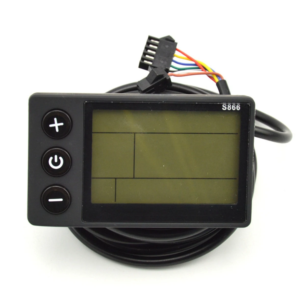 AD-S866 Electric Bicycle Display LCD Meter for Intelligent Controller Ebike Panel SM Plug Electric Bike,36V-48V