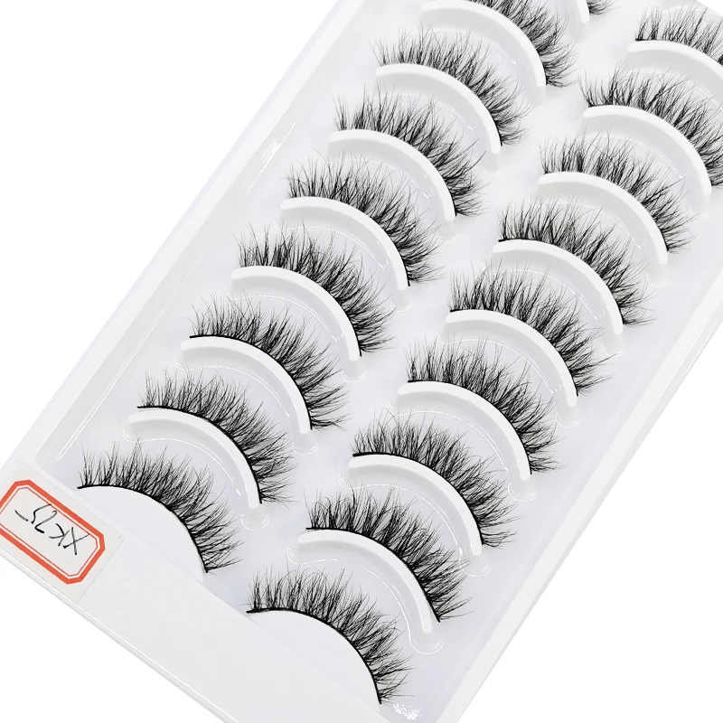 NEU 10 Paar Flauschige Künstliche Nerz-Wimpern Natürliche Lange Falsche Wimpernverlängerung Handgefertigte Volumen 3D Wimpern Make-up Faux Cils Cilios – Detail 13