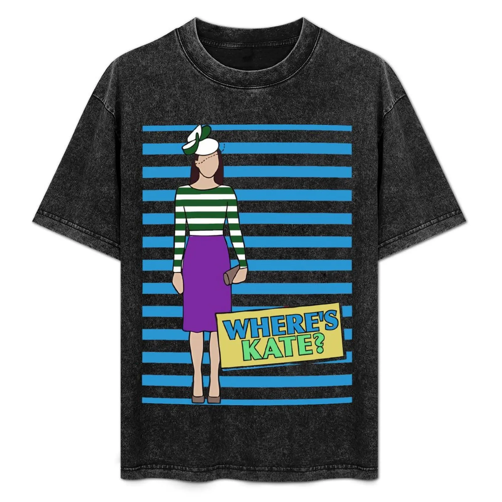 

Wheres Kate Middleton Kate Middleton Is Missing Wheres Waldo T-Shirt plus size tops cheap stuff mens graphic t-shirts anime