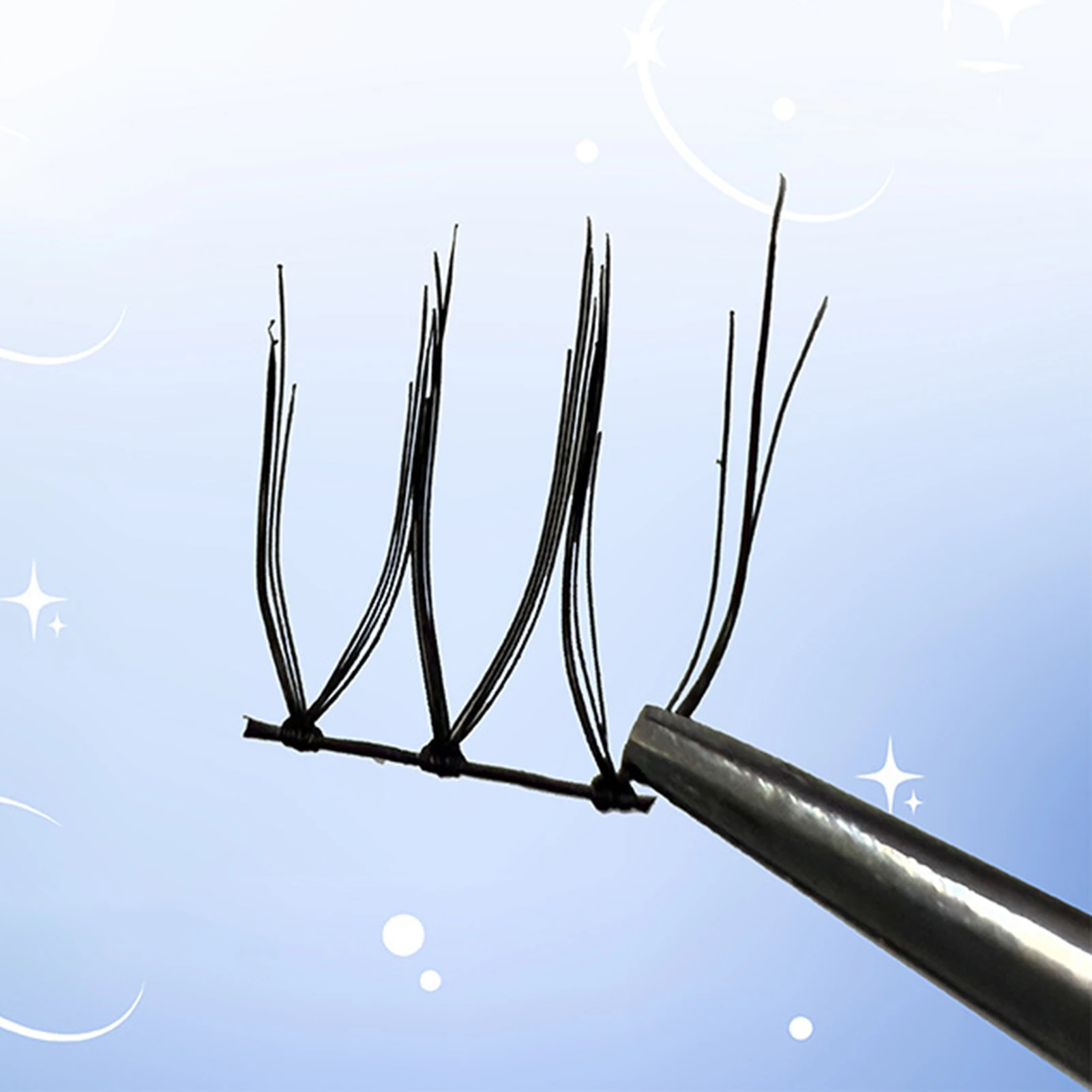 韓国スタイルまつげうっすらセグメンテーションつけまつげエクステンション w 形状クラスター小悪魔偽まつげデイリーメイク