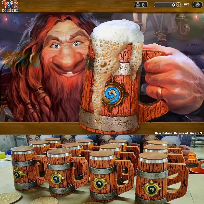 Original Model Design Customized Psd Cheers Series: Hearthstone: Heroes Of Warcraft 400 Capacity Gaming Same Cup