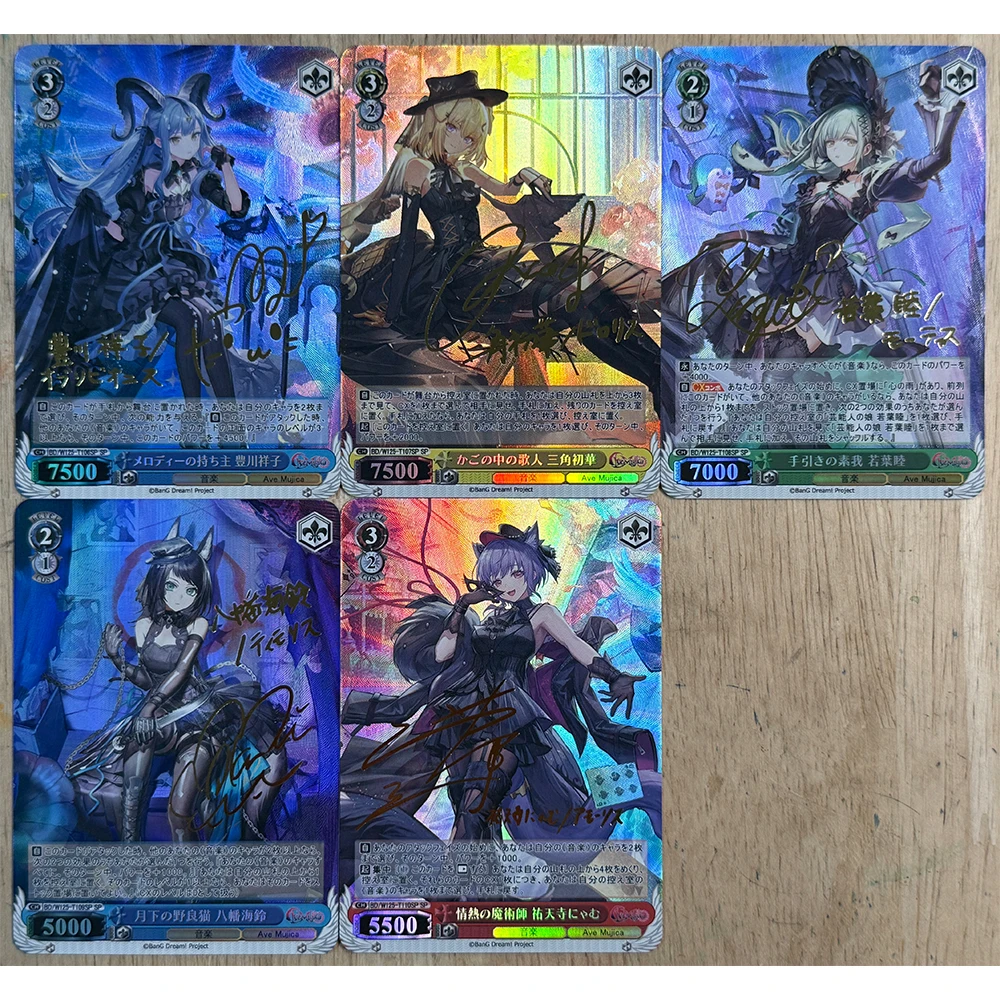 بطاقة قابلة للجمع لتقوم بها بنفسك ACG آلهة قصة فايس شوارز أنيمي ميراندا أليس إيما بنين ألعاب مثيرة مهرجان هدايا عيد الميلاد #3