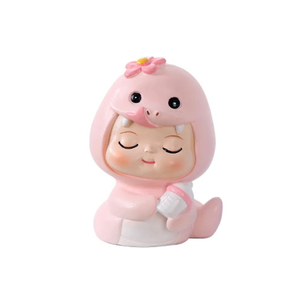 

Cute Lucky Snake Baby Ornament Zodiac Traditional Small Snake Figurine Resin Crafts Blessing Snake Year Mascot Decoration