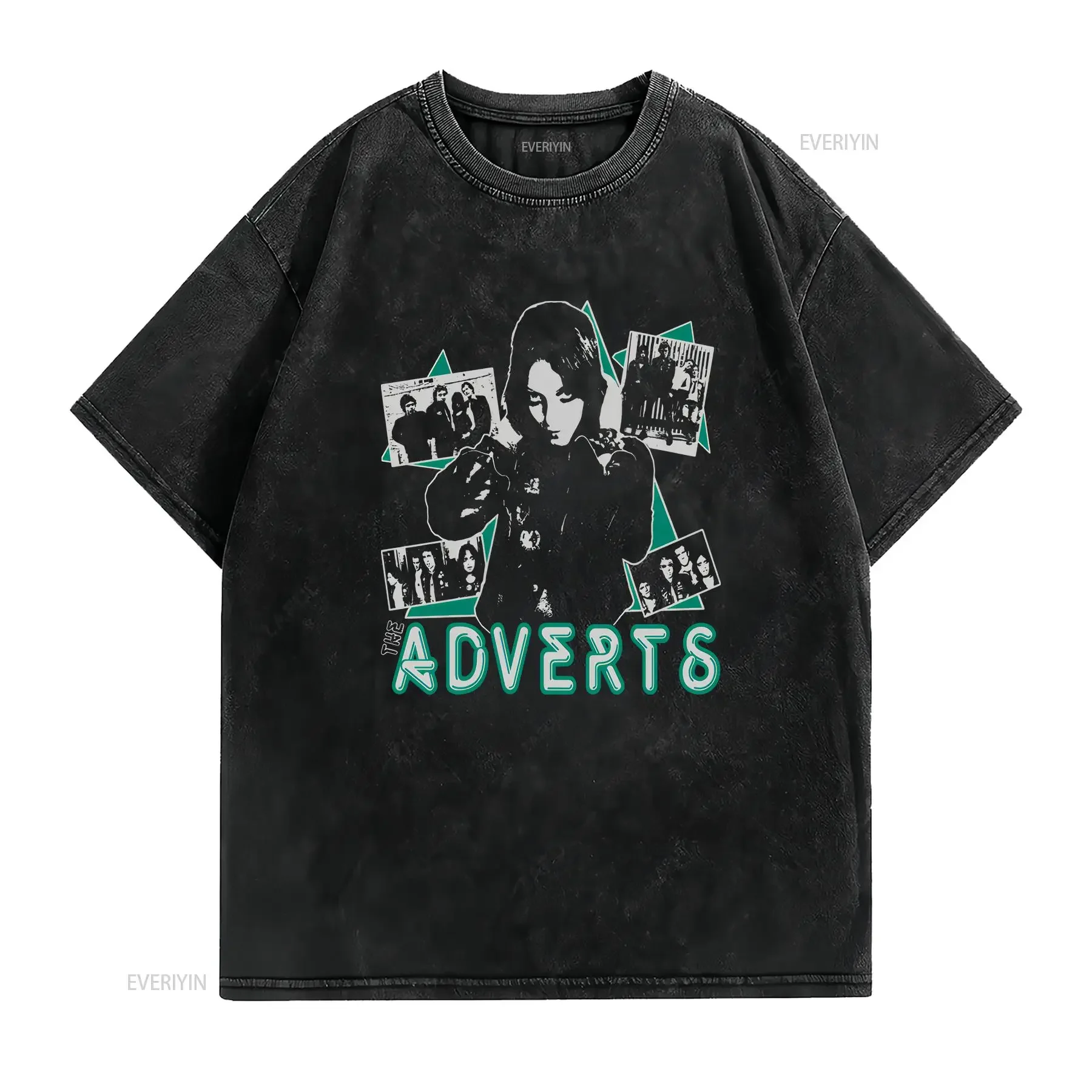 NEW TREND The Adverts Band Black All Size T Shirt FoR fAN BL342 vintage Washed Unisex Top For Everyday Wear Slightly