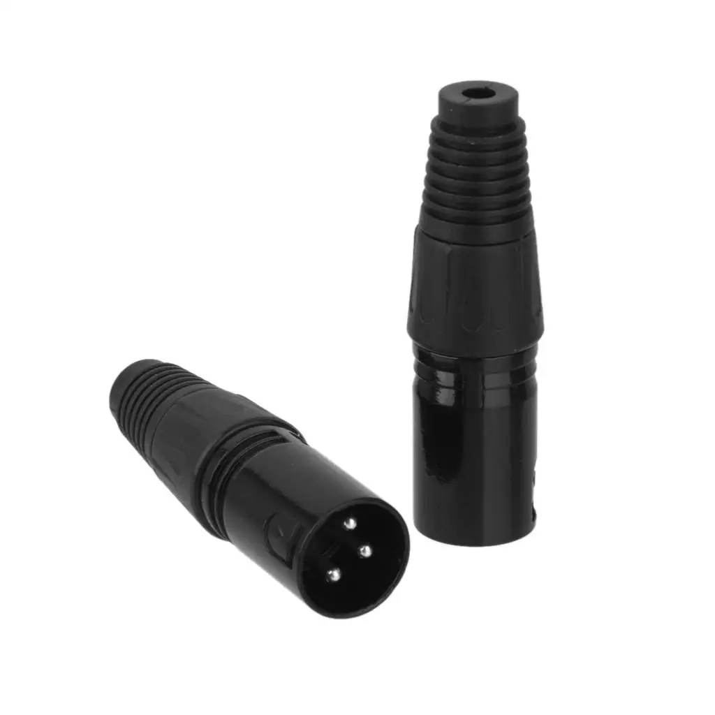 Para wysokiej jakości 3-pinowych męskich złączy XLR z konektorem do...