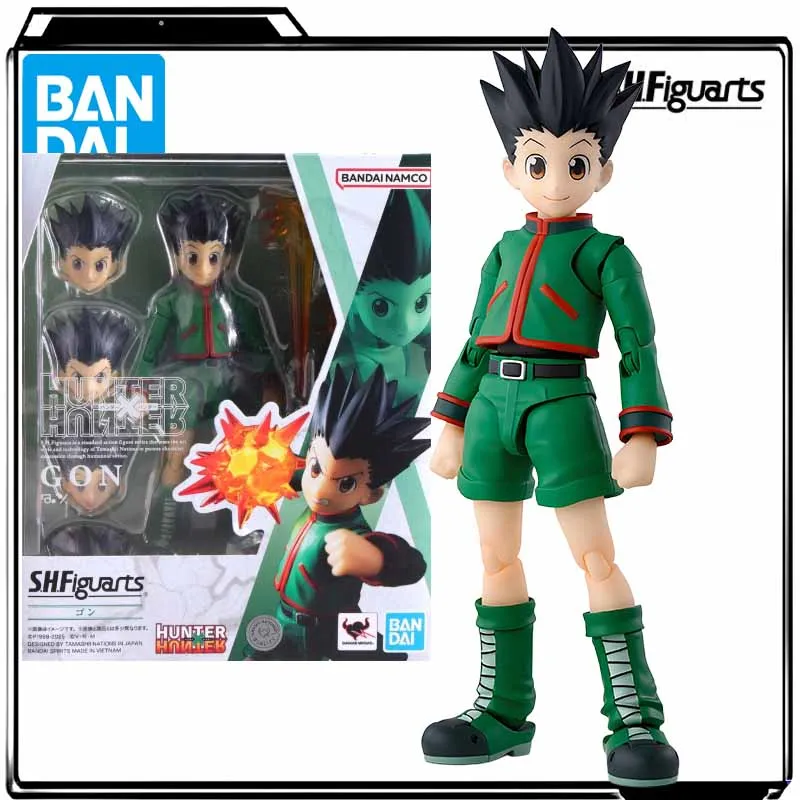 

Bandai Genuine S.H.Figuarts Anime Figure Hunter×Hunter Gon Action Figure Toys for Boys Kids Gift Collectible Model Ornaments