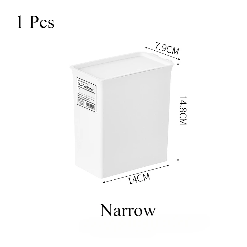 1 Pcs Washing powder storage box with lid, plastic drawer, cabinet, separate box, flip cover, desktop, miscellaneous sorting box image 6