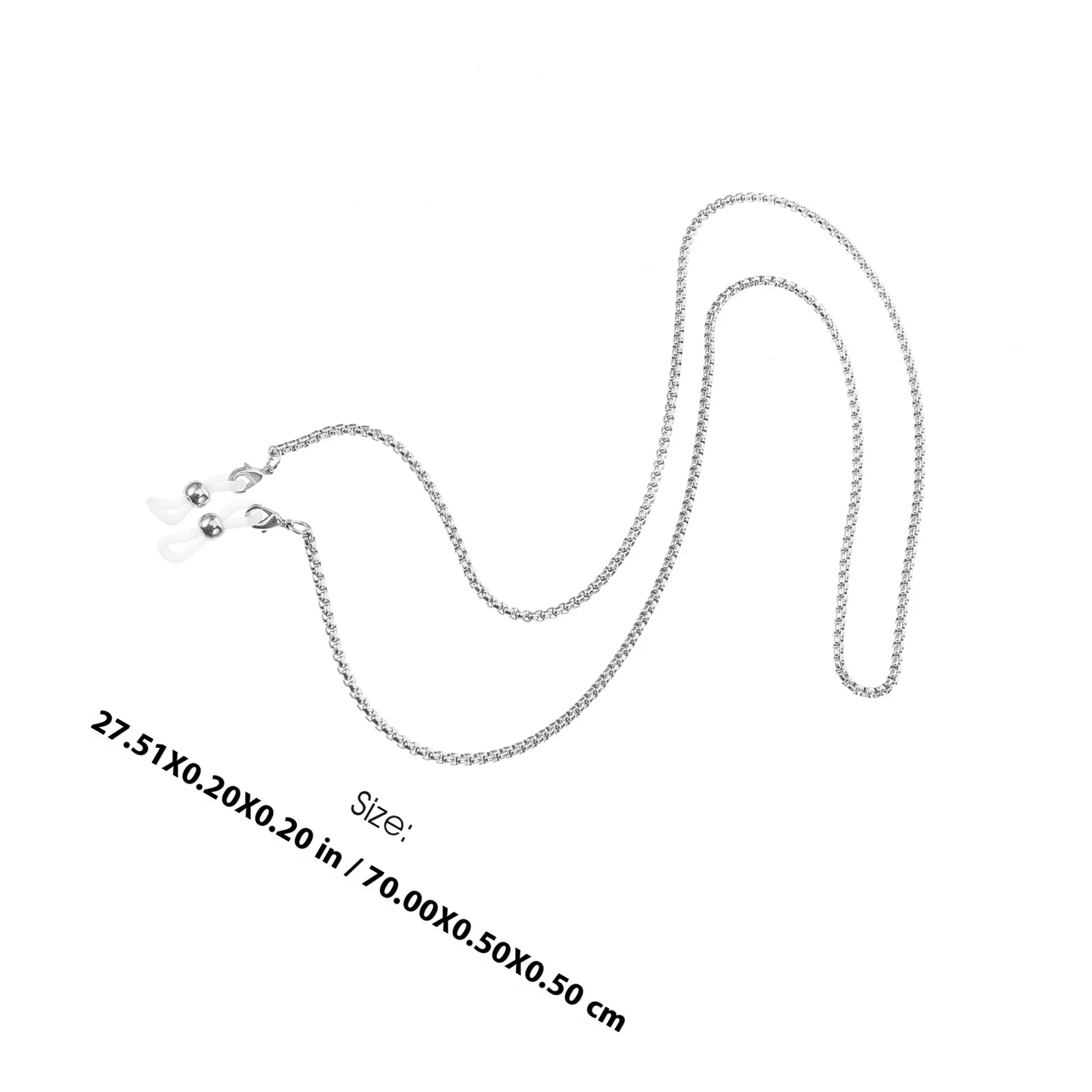 حامل نظارات من الفولاذ المقاوم للصدأ مضاد للانزلاق للنساء، سلسلة نظارات من الفولاذ المقاوم للصدأ، حبل للرياضات الخارجية