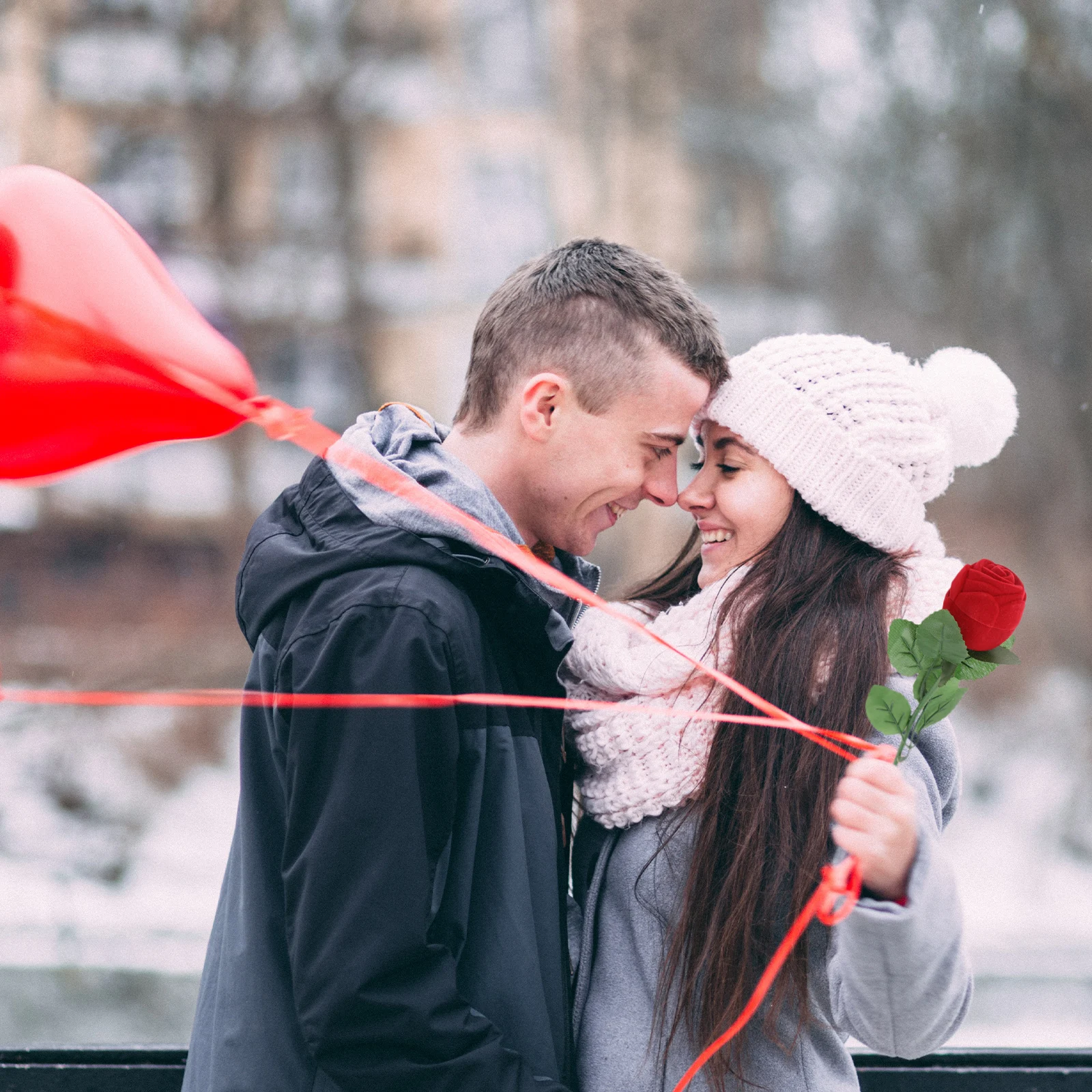 

1 Bouquet Simulate Rose Ring Box Creative Jewelry Storage Case Perfect for Proposal Wedding Rose Shape Jewelry Box