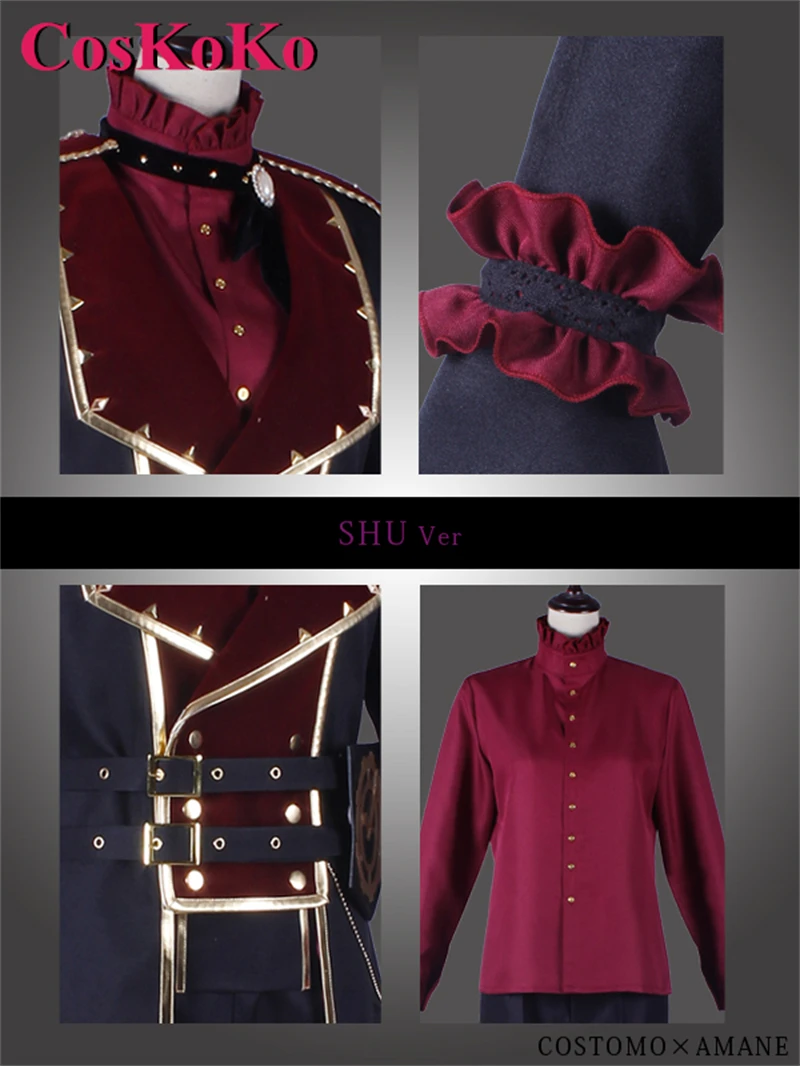 CosKoKo Itsuki Shuu Cosplay Costume Anime Ensemble Stars Valkyrie Fashion Handsome Uniform Men And Women Role Play Clothing