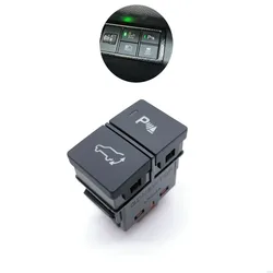 1PC Car Dual Key Switch Dual Switch Radar Tailgate Power LED Headlight Switch Button For URV CRV AVANCIER Accord Civic 16-21
